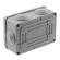 Б0052730 Распаячная коробка ЭРА KORv-120-80-50-6g открытой установки серая 120х80х50мм на винтах 6 гермовводов IP55