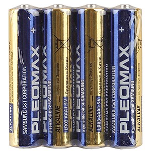 Б0002724 Батарейки Pleomax LR03-4S Alkaline (48/960/46080)