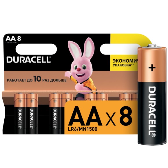C0037387 Duracell LR6-8BL BASIC (8/96/18240)