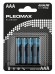 Б0020513 Батарейки Pleomax LR03-4BL Economy Alkaline (40/400/25600)