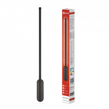 4690612054483 Светильник сд ESTETIKA LUV-60A-40BL 10Вт 230В 4000K 700Лм 600х50x25 черный IN HOME