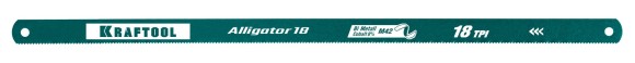 KRAFTOOL Alligator-18, 18 TPI, 300 мм, биметаллическое гибкое полотно по металлу (15942-18-S10)
