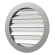 15РКМ, Решетка вентиляционная круглая D180 алюминиевая с фланцем D150