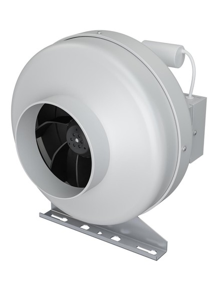 CYCLONE 125 Вентилятор канальный CYCLONE D125 центробежный пластиковый корпус ERA PRO