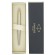 Ручка шариковая PARKER "Jotter Core Stainless Steel GT", ежедневник А5 синий, пакет, 880889
