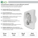 Seicoi SMPS04-01 White Matt Малошумный тонкий вентилятор белый матовый