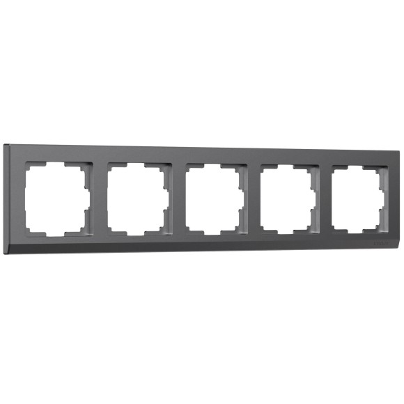 Werkel W0051864 Рамка на 5 постов Stark (графит матовый) W0051864