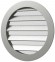 31,5РКМ, Решетка вентиляционная круглая алюминиевая с фланцем D315