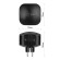Б0046364 Разветвитель электрический ЭРА SP-3e-USB-BLACK на 3 розетки + 2 USB с заземлением со шторками 16А черный