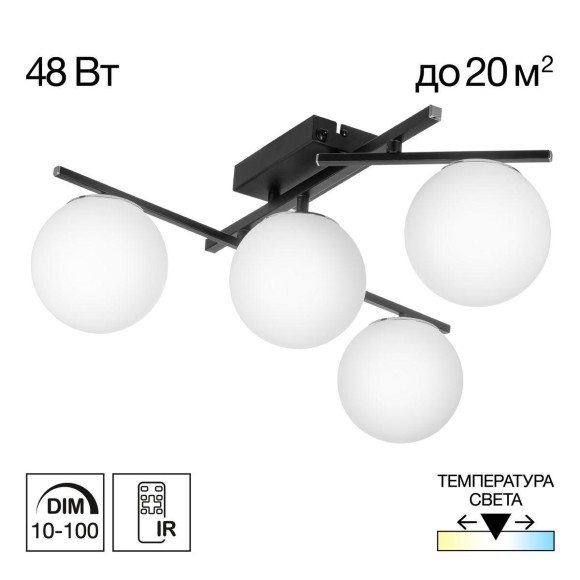 Потолочная светодиодная люстра Citilux Dorsy CL223142