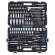 Набор инструментов, 1/2", 3/8", 1/4", CrV, 120 зубьев, 216 предметов Gross