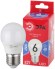 Б0045357 Лампочка светодиодная ЭРА RED LINE LED P45-6W-865-E27 R E27 / Е27 6Вт шар холодный дневной свет