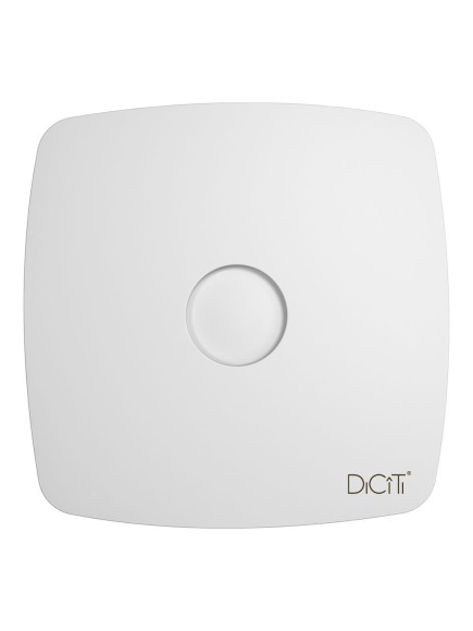 RIO 5C Matt white Вентилятор накладной RIO D125 обратный клапан Matt white DICITI