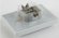 Б0053934 Розетка Intro Plano 1-210-01 с заземлением двойная 2х2P+E Schuko с крышкой шторками, 16А-250В, СУ, IP44, белый