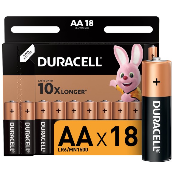 Б0014448 Duracell LR6-18BL BASIC (18/180/20520)
