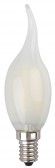 Лампочка светодиодная ЭРА F-LED BXS-5W-840-E14 frost Е14 / E14 5Вт филамент свеча на ветру матовая нейтральный свет