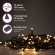 Электрогирлянда-нить комнатная "Стандарт" 5 м, 50 LED, теплый белый свет, 220 V, контроллер, ЗОЛОТАЯ СКАЗКА, 591343