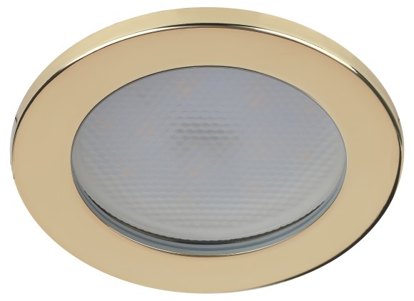 Б0055810 Встраиваемый светильник влагозащищенный ЭРА KL95 GD GX53 IP44 золото