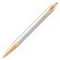 Ручка шариковая PARKER "IM Premium Pearl GT", жемчужный лак, позолота, синяя, 2143643