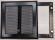 Решетка на магнитах серии РП-200 квадратная 200x200 мм металлическая черный матовый (RAL 9005)