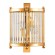 Настенный светильник Crystal Lux Tadeo AP2 Gold/Transparente