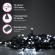Электрогирлянда-нить комнатная "Стандарт" 5 м, 50 LED, холодный белый свет, 220 V, контроллер, ЗОЛОТАЯ СКАЗКА, 591344