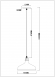 Светильник подвесной (подвес) ЭРА PL2 BK/RC металл, E27, max 60W, высота плафона 200мм, подвеса 780мм, черный/медь