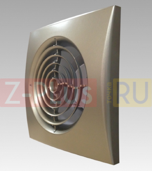 Вытяжной вентилятор DiCiTi AURA 4C 8.4 Вт 100 CHAMPAGNE бесшумный с обратным клапаном