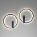 Настенный светодиодный светильник Denkirs Round DK5035-BK