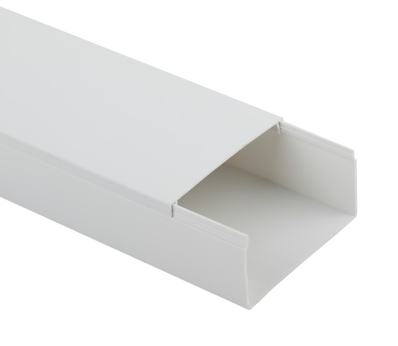 Б0031141 Кабель-канал ЭРА KK-W-80-60 белый 80x60 18м