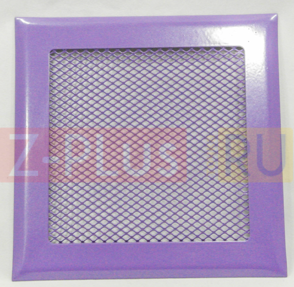 Решетка на магнитах серии РП-200 квадратная 200x200 мм металлическая фиолетовый (RAL 4011)
