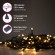 Электрогирлянда-нить комнатная "Стандарт" 10 м, 100 LED, теплый белый свет, 220 V, контроллер, ЗОЛОТАЯ СКАЗКА, 591346