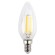 Лампочка светодиодная ЭРА F-LED B35-5W-827-E14 Е14 / Е14 5Вт филамент свеча теплый белый свет