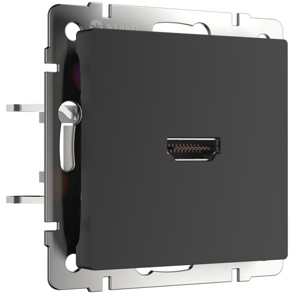 Werkel W1186008 Розетка HDMI (черный матовый) W1186008