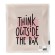 Сумка шоппер BRAUBERG, канвас, 40х35 см, бежевый, "Think outside the box", 271898