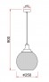 Светильник подвесной (подвес) Rivoli Rebeca 5096-201 1 х Е27 40 Вт лофт - кантри потолочный