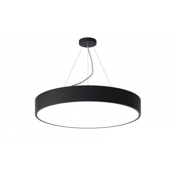Б0058899 Светильник LED ЭРА Geometria SPO-131-B-40K-045 Ring 45Вт 4000К 4000Лм IP40 600*80 черный подвесной драйвер внутри