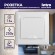 Б0053657 Розетка Intro Solo 4-203-01 с заземлением 2P+E Schuko с крышкой, 16А-250В, IP20, СУ, белый