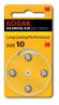 Батарейки Kodak ZA10-4BL [KZA10-4] MAX Hearing Aid (40/400/32000)