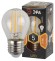 Лампочка светодиодная ЭРА F-LED P45-5W-827-E27 E27 / Е27 5Вт филамент шар теплый белый свет