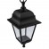 Б0048105 Садово-парковый светильник ЭРА НСУ 04-60-001 черный 4 гранный подвесной IP44 Е27 max60Вт