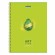 Тетрадь А4, 96 л., BRAUBERG, гребень, клетка, глянцевый лак, "Avocado", 404061