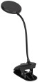 Б0057210 Настольный светильник ЭРА NLED-513-6W-BK светодиодный аккумуляторный на прищепке черный