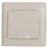 Б0043320 4-203-02 Intro Розетка 2P+E Schuko с крышкой, 16А-250В, СУ, Solo, сл.кость (10/100/2400)
