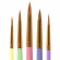 Кисти СИНТЕТИКА набор 5 шт. (круглые № 1, 2, 3, 4, 5), блистер, BRAUBERG KIDS, 201076