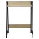 Стол на металлокаркасе BRABIX "LOFT CD-003", 640х420х840 мм, цвет дуб натуральный, 641217