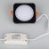 Встраиваемый светодиодный светильник Arlight LTD-96x96SOL-BK-10W Day White 022008