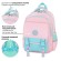 Рюкзак BRAUBERG SNAP, 2 отделения, 3 кармана, "Light pink", 39х28х16 см, 272067