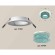 Комплект встраиваемого светильника Ambrella light Techno Spot XC7621023 SWH/BL белый песок/голубой (C7621, N7194)