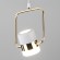 Подвесной светильник 50165/1 LED золото / белый